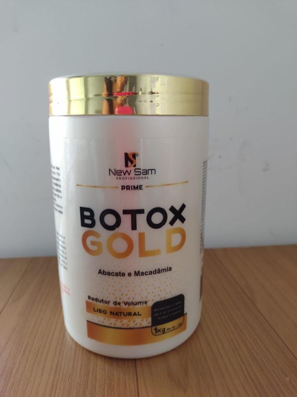 Botox Capilar Sem Formol Gold New Sam 1kg - Máscara Capilar