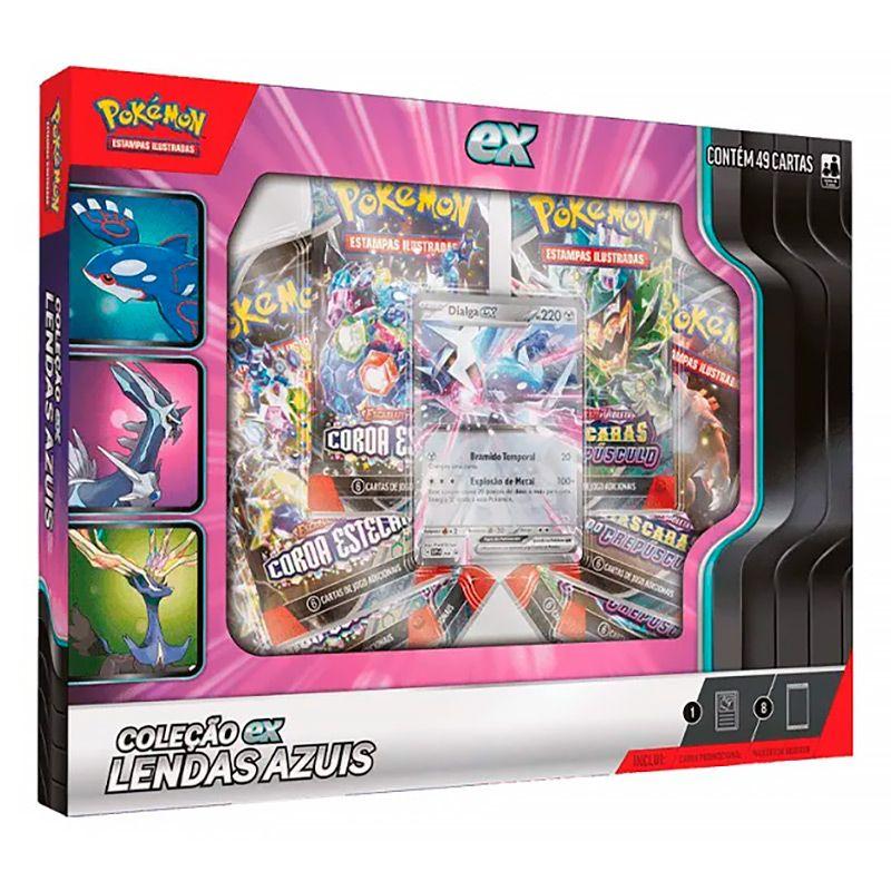 Box Pokémon Lendas Azuis Dialga com 49 Cartas 10152 35266 DIA