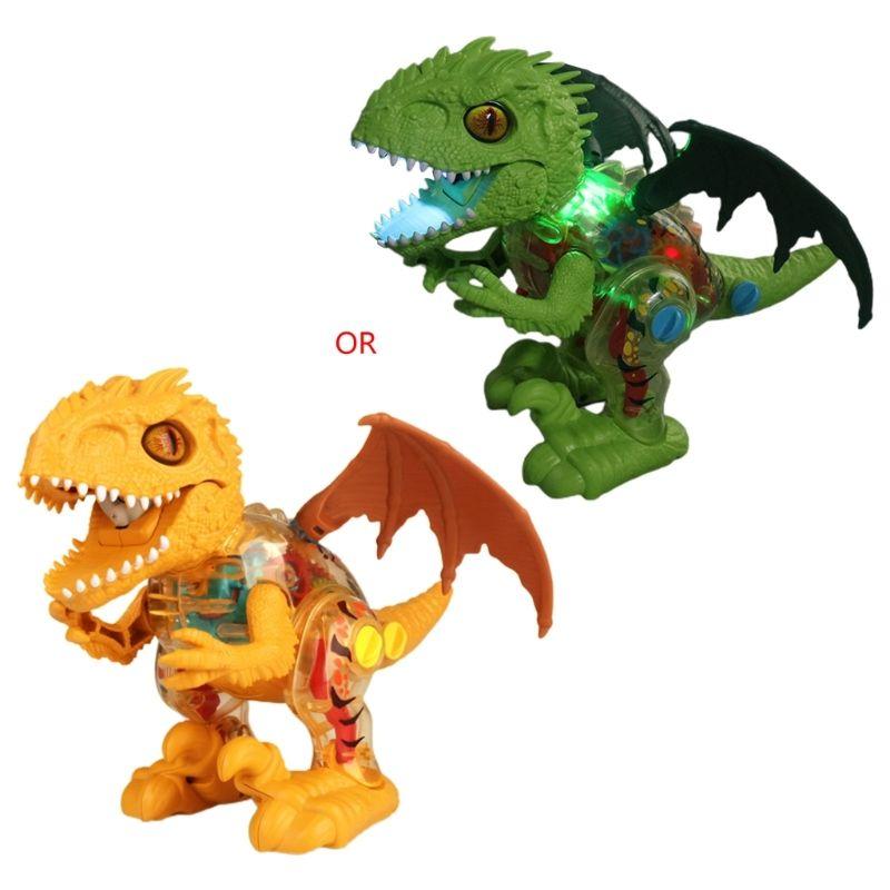 Brinquedo Dinossauro Rex Solta Fumaça Com Asas Luzes E Som