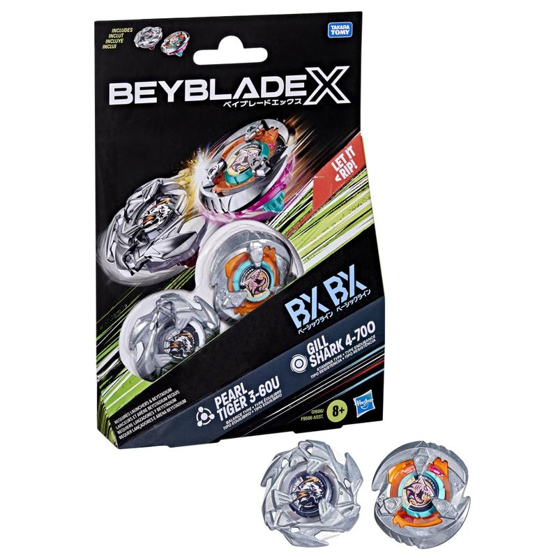 1/6 ヘッドJX036 4種セット　tbleague phicen Brinquedos Beyblade Beyblade X Gill Shark 4-70O BX e Pearl Tiger 3