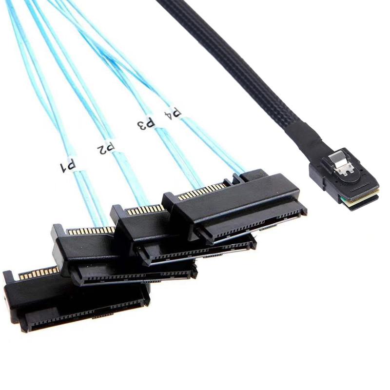 Sakado Express Cabo ADCAUDX mini-SAS para cabo SAS de 1 m SFF8087 a SFF-8482