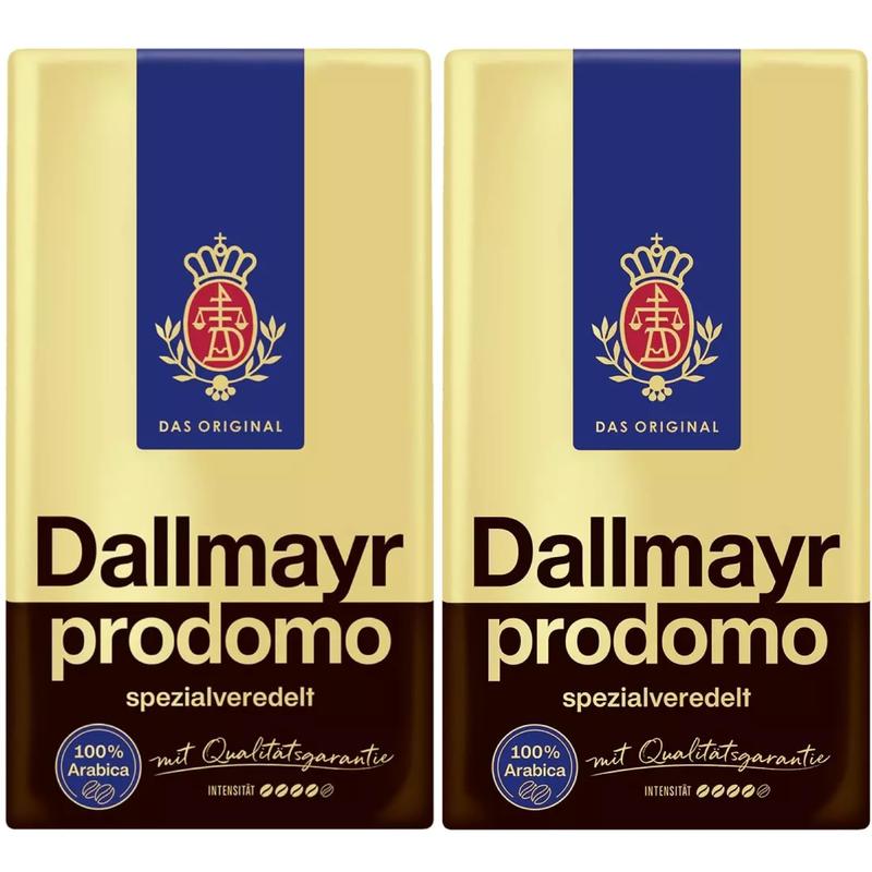Dallmayr Crema prodomo 1000g×2 Café moído Dallmayr Prodomo 1000 g, pacote com 2 - Café - Magazine