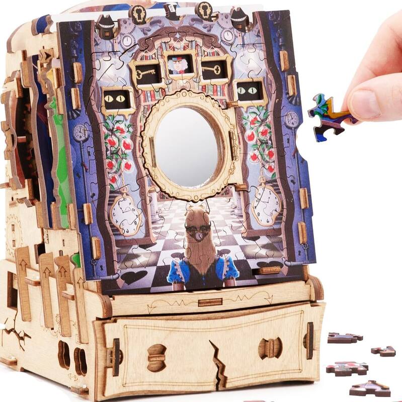 Caixa de Quebra-Cabeça iDventure Alice no País das Maravilhas 3D