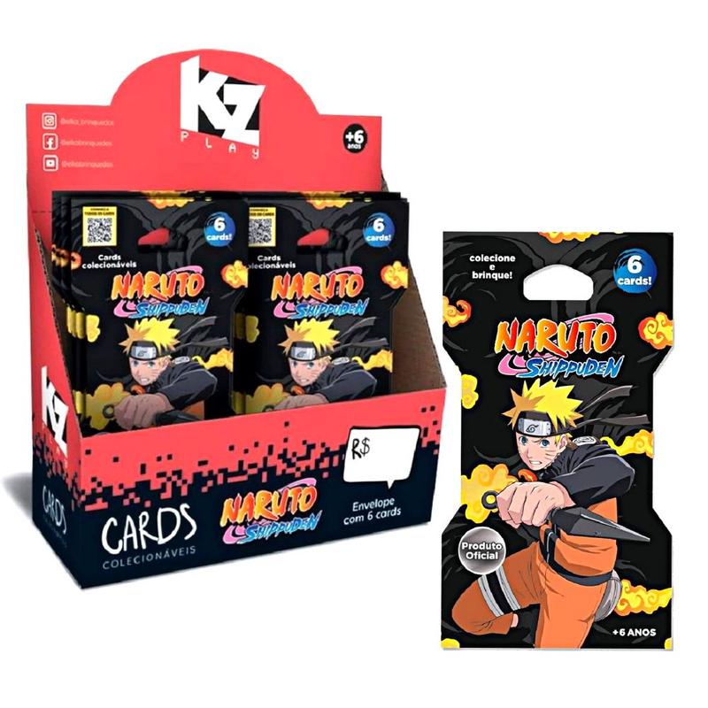 Caixa Fechada com 240 Cards do Naruto compatível com o jogo Rank