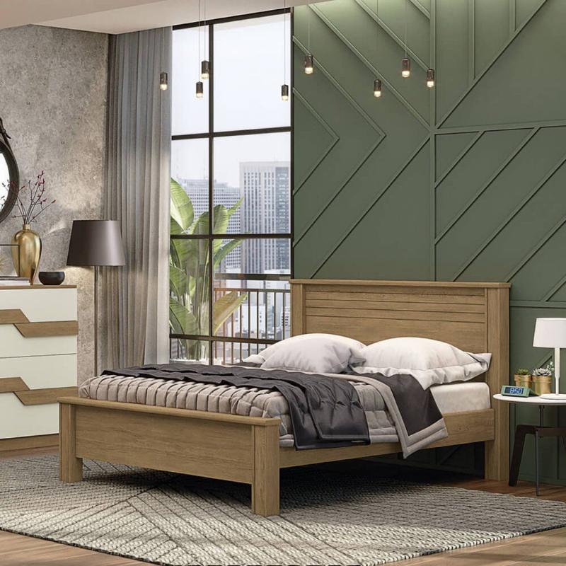 Cama Casal MDF/MDP S819 Kappesberg - Cama de Casal - Magazine Luiza