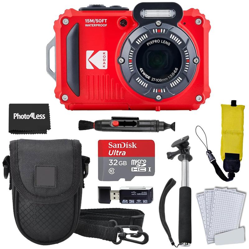 Câmera digital KODAK PIXPRO WPZ2 Rugged Waterproof Red - Câmera
