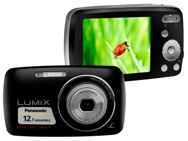 Câmera Digital Panasonic Lumix DMC S1LB 12.1MP - LCD 2,7 Zoom 4x