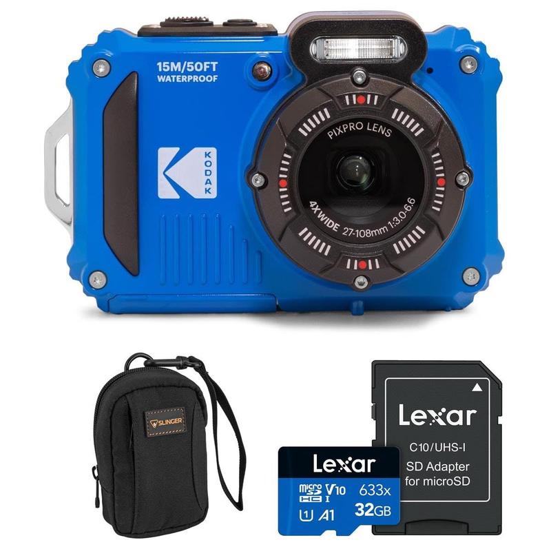 Câmera KODAK PIXPRO WPZ2 - 16MP Full HD à Prova D'Água - Câmera