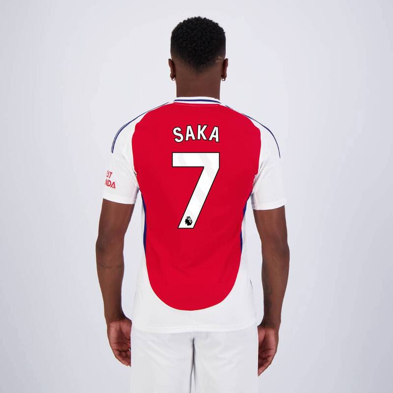 Camisa Adidas Arsenal Home 2025 7 Saka - Camisa de Time - Magazine