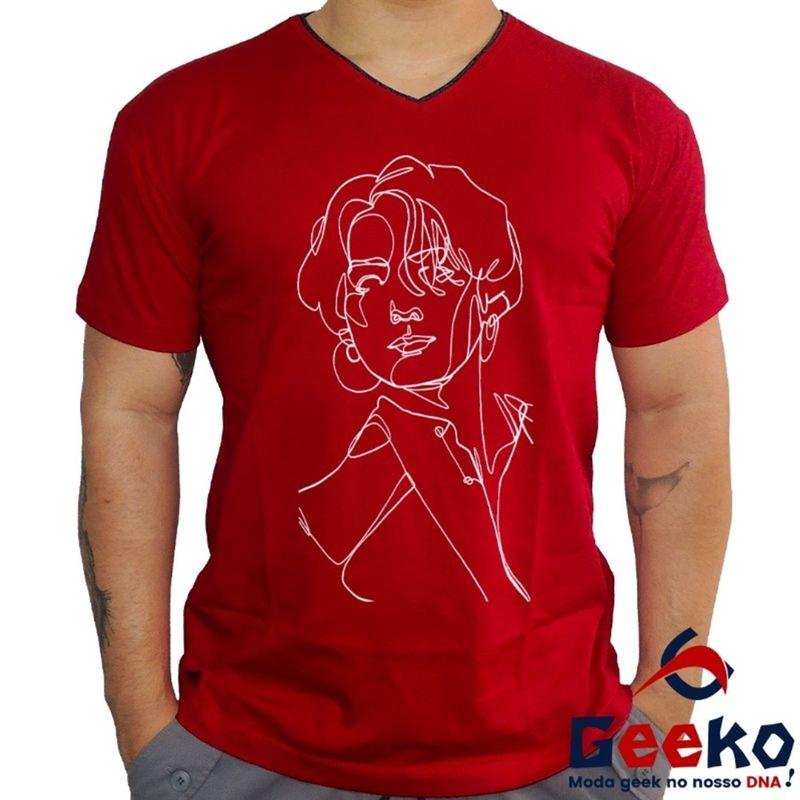 Camiseta BTS 100% Algodão Jeon Jungkook K-pop Geeko - Outros Moda