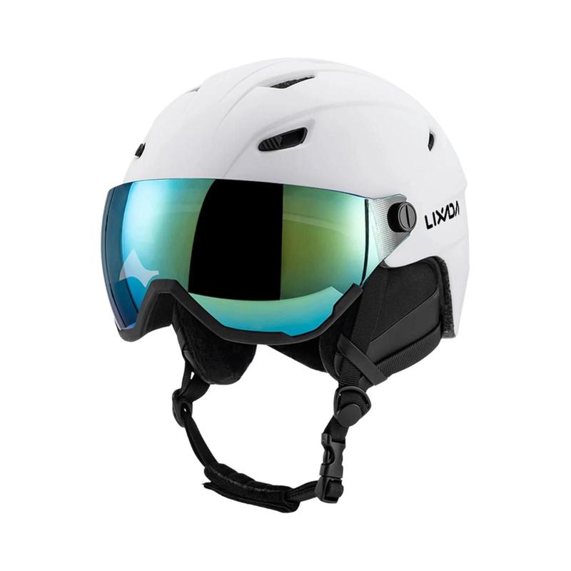 Capacete de Snowboard e Esqui Unissex com Viseira Removível