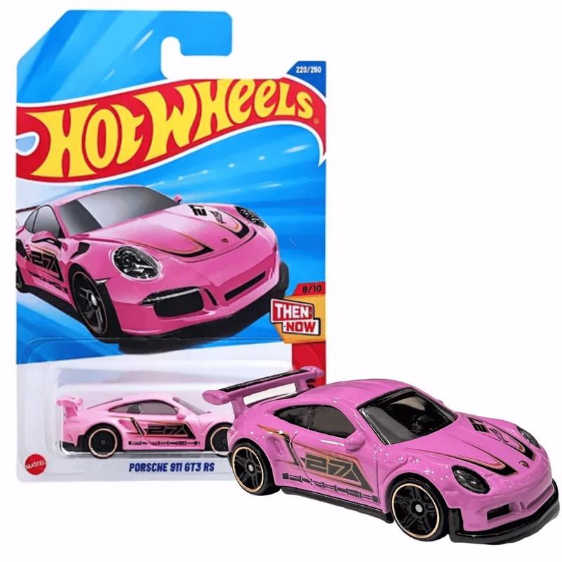 Carrinho Hot Wheels Porsche 911 GT3 RS Rosa JBB35 - Mattel