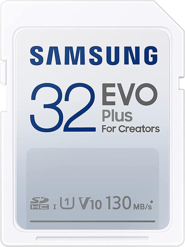 Cartão SDHC Samsung EVO Plus 32 GB 130 MB/s UHS-I U1 V10 - Cartão
