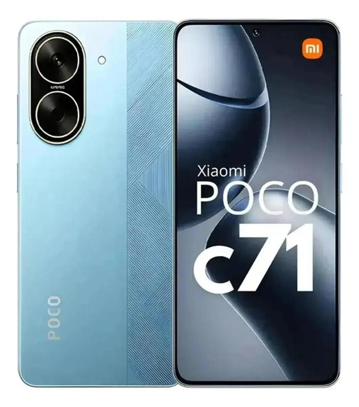 POCO C71 Blue 3GB RAM 64GB ROM 本体 Celular Poco C71 64GB 3GB RAM Azul Versão Global - Xiaomi - Poco