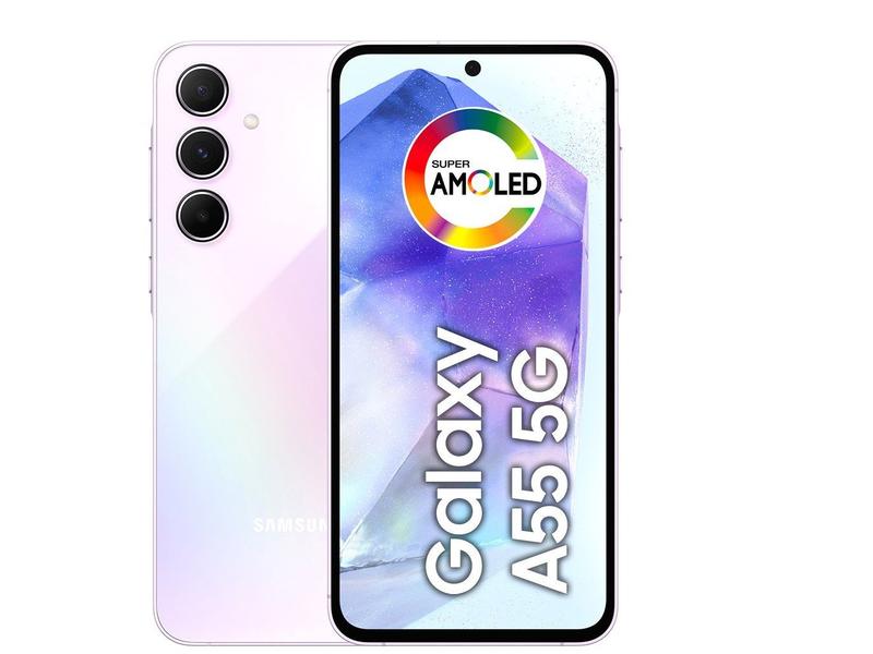 Celular Samsung Galaxy A55 5G, Câmera Tripla até 50MP, Tela 6.6