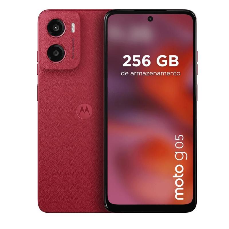 Motorola moto g05 本体 レッド Celular Smartphone Motorola Moto G05 256GB de Memória 4GB de Ram