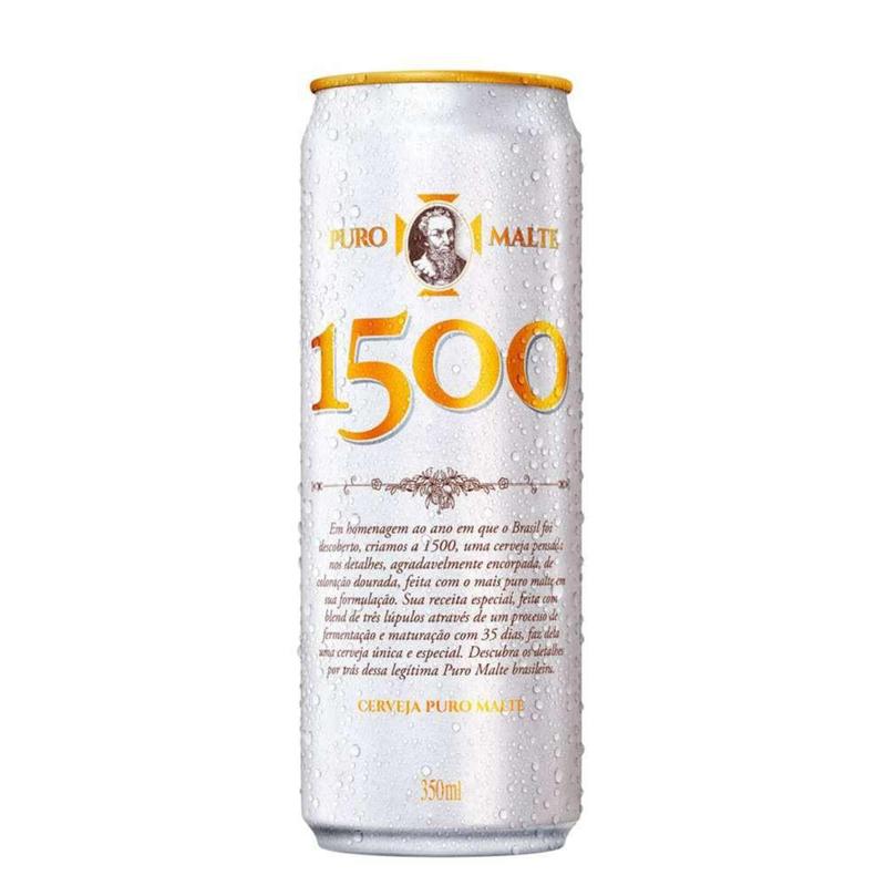 Cerveja 1500 Puro Malte Lata 350ml