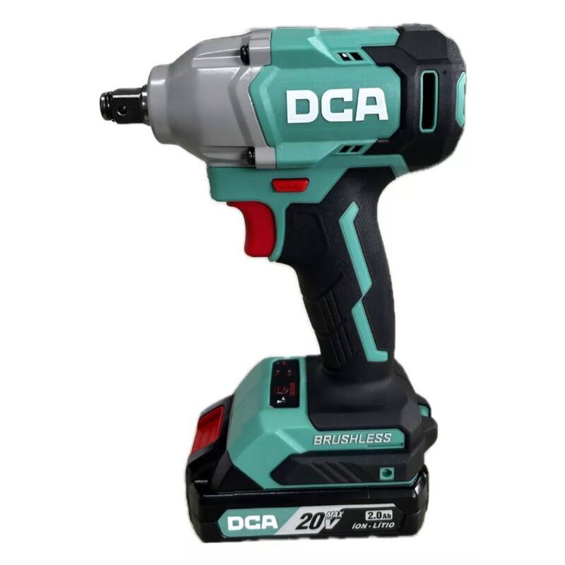 Chave De Impacto À Bateria 1/2 Pol. 20v 2ah Dca Azul-turquesa