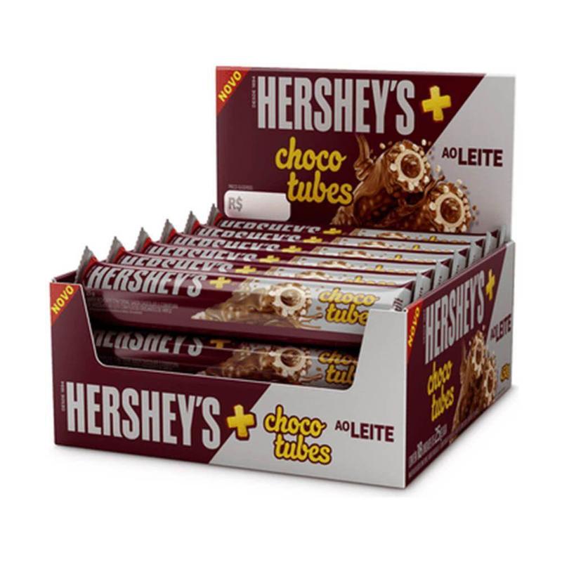 HERSHEYS CHOCOTUBES AO LEITE 25G