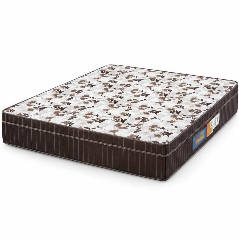 Colchão Casal Queen Espuma Orthoface Polar 158x198x25cm Marrom