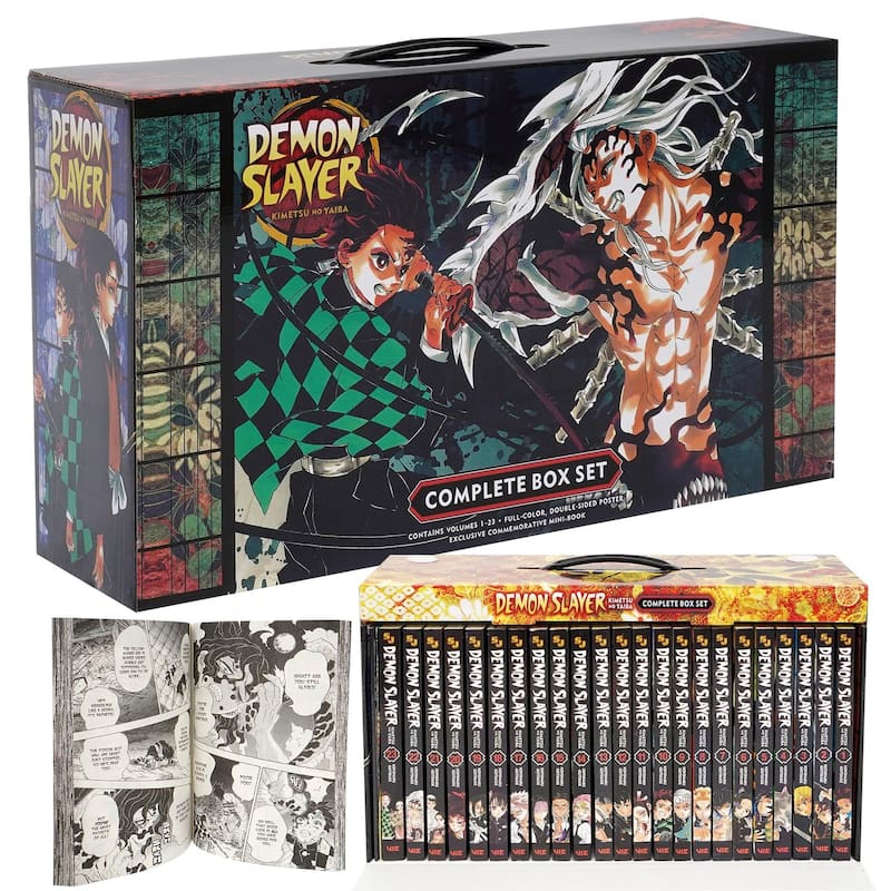 Coleção Completa de Mangás Norepios Demon Slayer Volumes 1-23