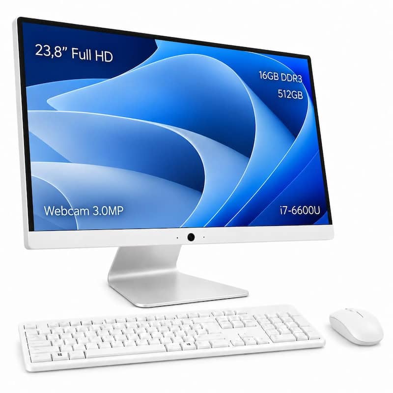 Computador All In One DAI12 23,8 Polegadas Full HD Intel Core i7