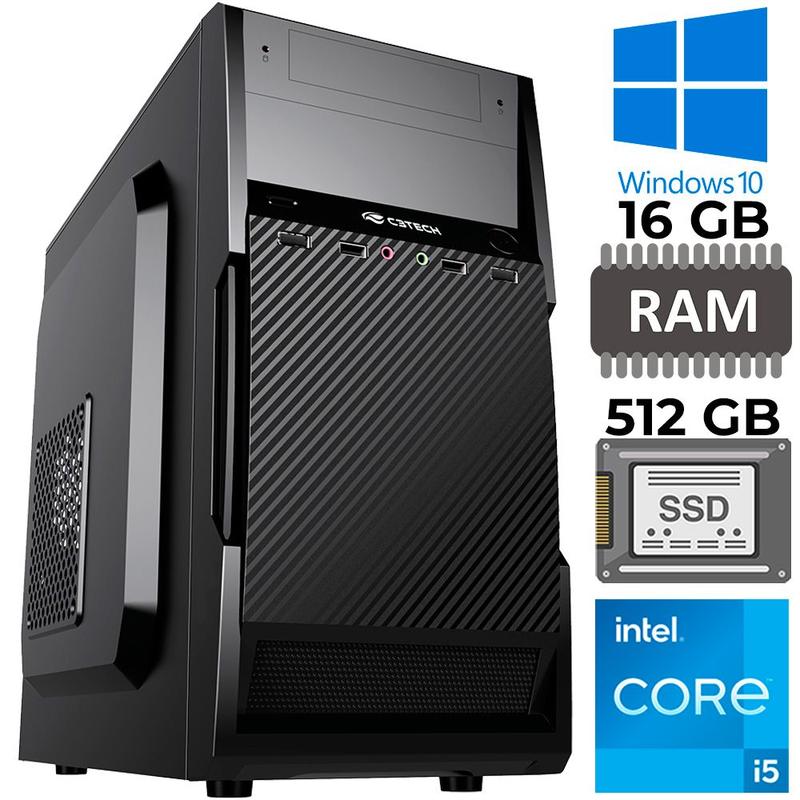 CPU i5-10505 /H470-itx /DDR4 32GB /512GB SSD Computador Core i5-10505, RAM 16GB DDR4, SSD NVME 512GB, GT-H510