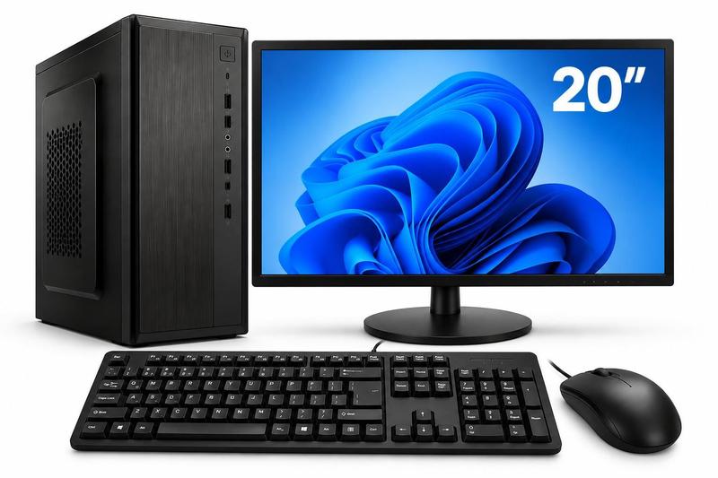 Computador Office Completo I7, RAM 16gb, SSD 512GB, Monitor 20 Win