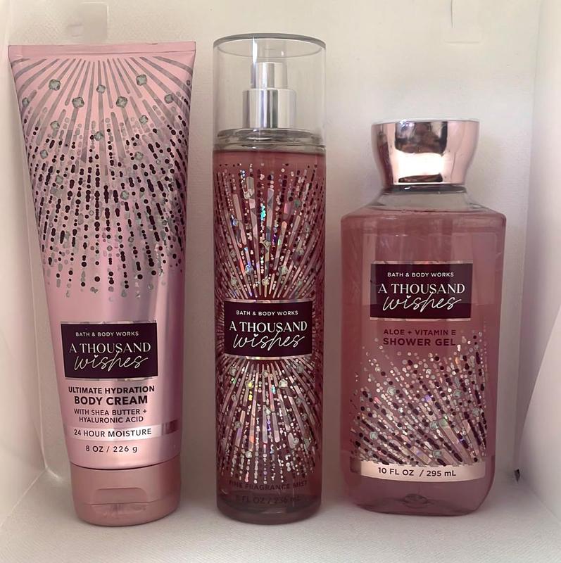 Bath & Body Works A Thousand Wishes セット Conjunto Bath & Body Works A Thousand Wishes - 300ml - Body Splash