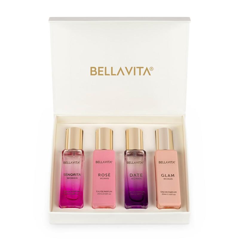 Conjunto Bella Vita Luxury Eau de Parfum Feminino - 4x20ml - Kit