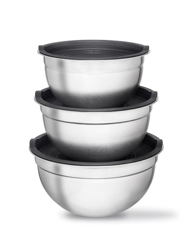 "Conjunto de Bowls em Inox: 49% OFF! 🥗"
