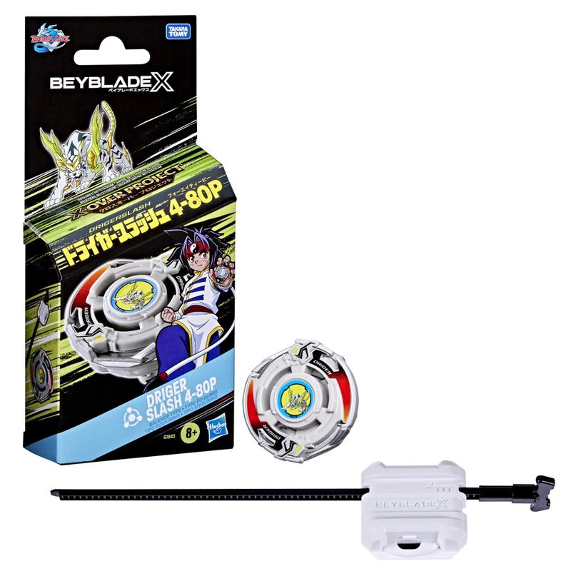 Conjunto de pacotes iniciais Beyblade X X-Over Project Driger