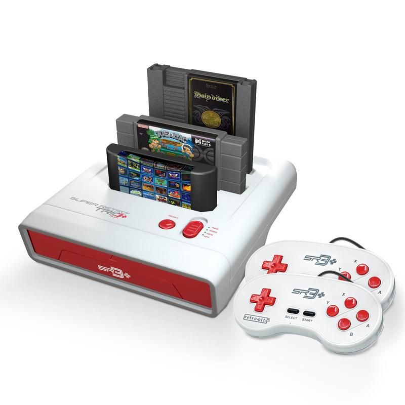 Consola Retro-Bit Super Retro Trio HD Plus 720P 3 em 1 - Geek