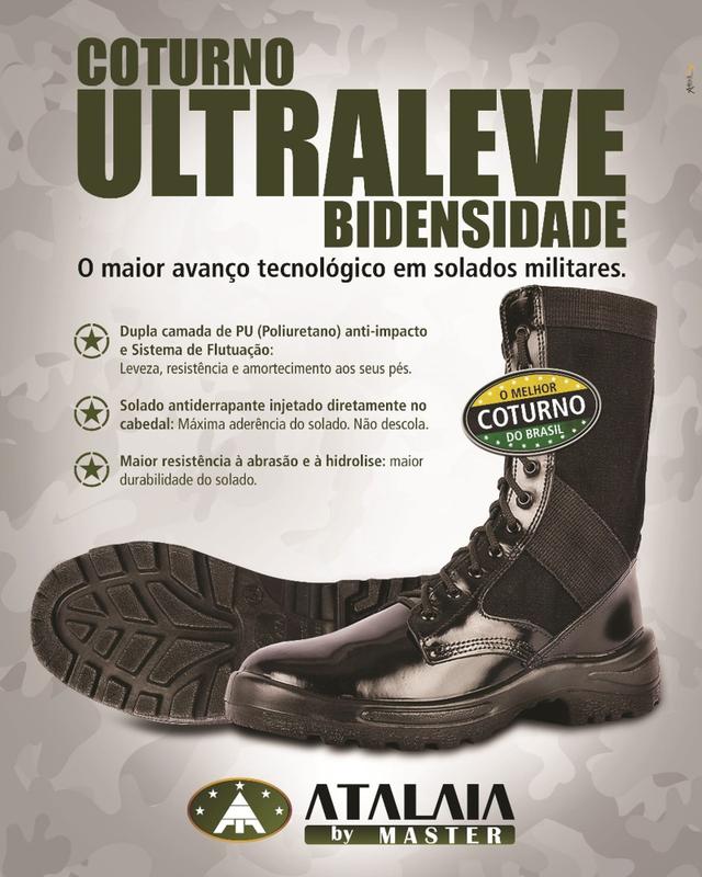 Coturno Atalaia Bidensidade Ultraleve Original Com Zíper MASTER