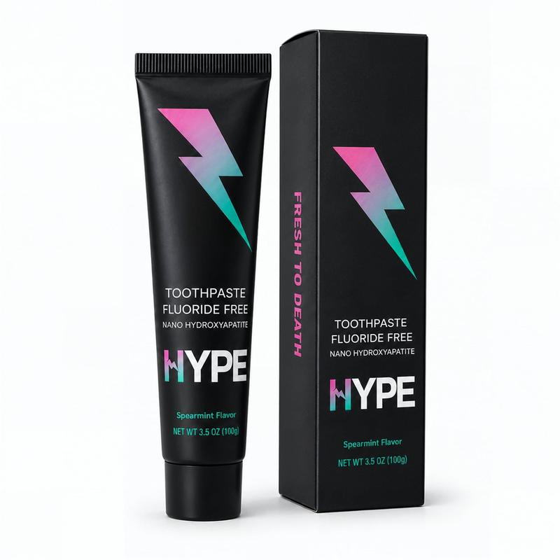Creme Dental HYPE Nano Hidroxiapatita Sem Flúor 100g - HYPE DENTAL