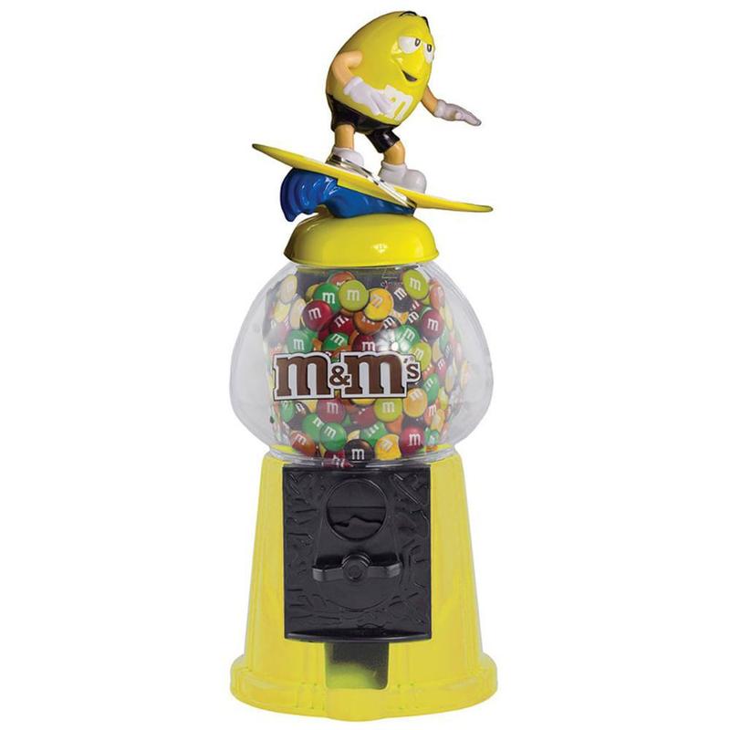Dispenser de Chocolate M&Ms Amarelo Surf - DTC - Bonecos