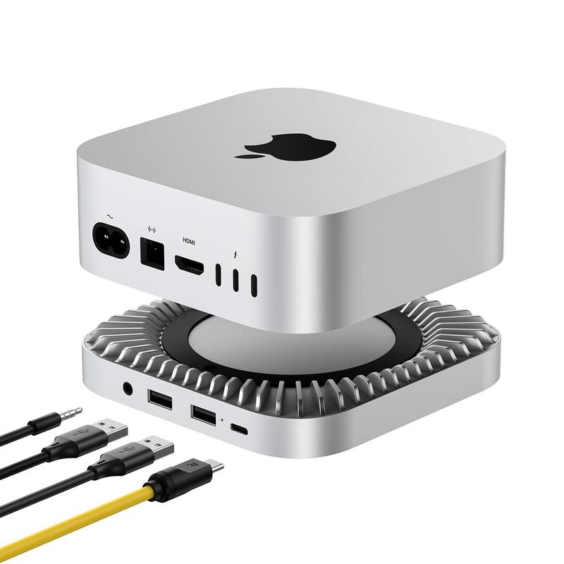 Dock & Stand GIISSMO para Mac Mini M4/M4 Pro 2024 com gabinete SSD