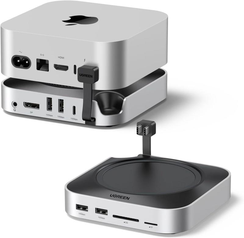 Dock Station HUB 10 em 1 USB-C para Mac Mini M4/M4 Pro DP 4K