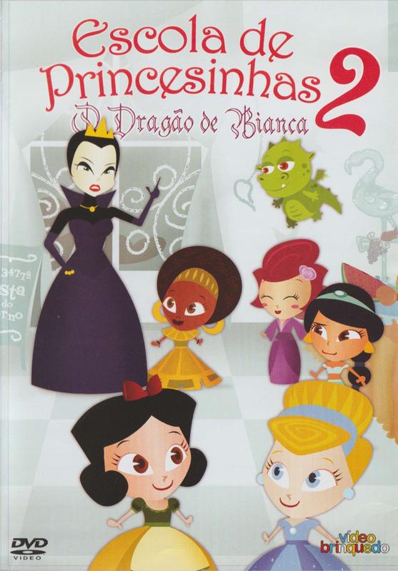 DVD Escola de Princesinhas 2 O Dragão de Bianca - Vídeo Brinquedo