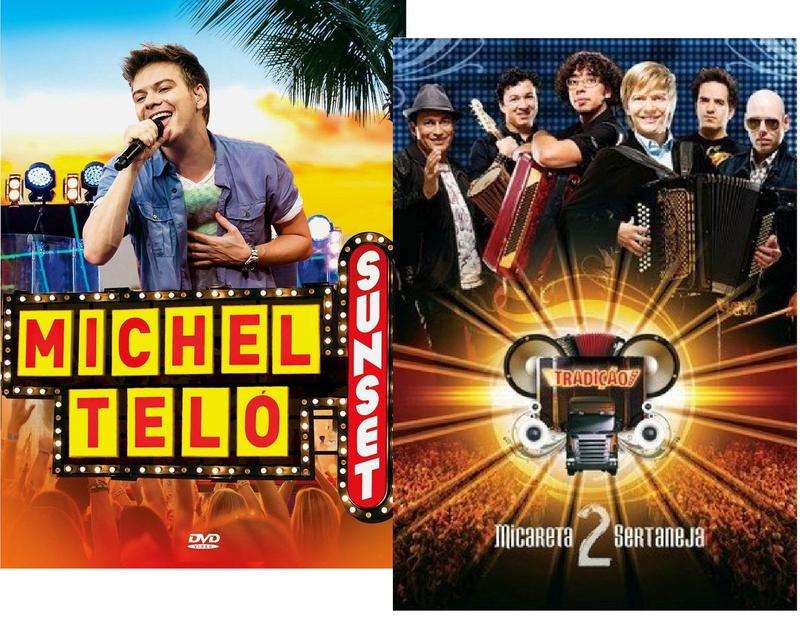 DVD Michel Teló Sunset + DVD Tradição Micareta Sertaneja 2 - SOM