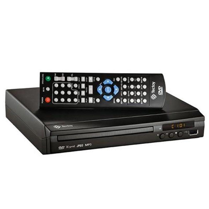 DVD Player Tectoy USB MP3 Frontal Função Ripping DVT C101 - Dvd