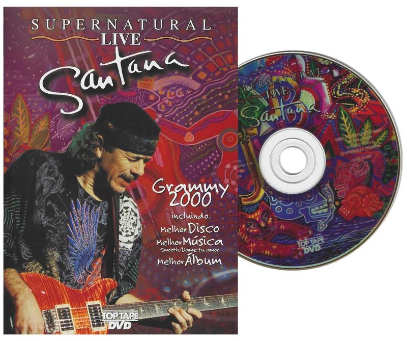 DVD Santana Super Natural Live Grammy 2000 - Cooperdisc - Livros