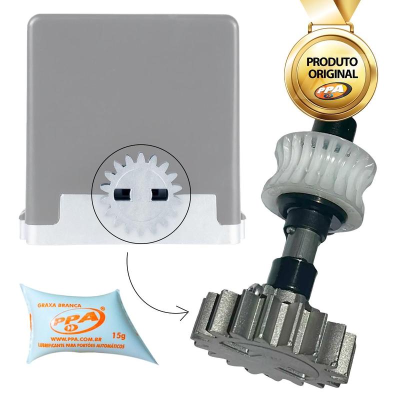 Eixo Completo Dz Stark Mono Coroa Z23 Eng Z18 Com Graxa PPA