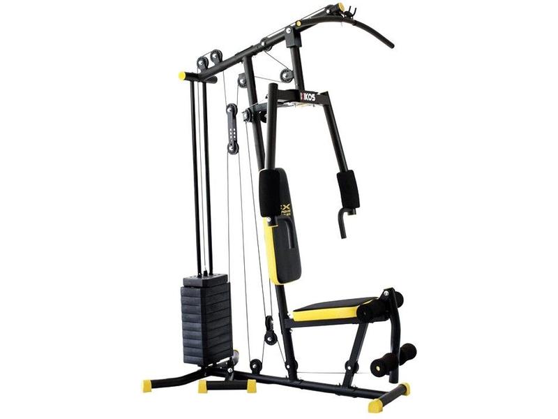 K.Fitness Estação de Musculação Kikos Gx Supreme Black - 25 em 1 45Kg