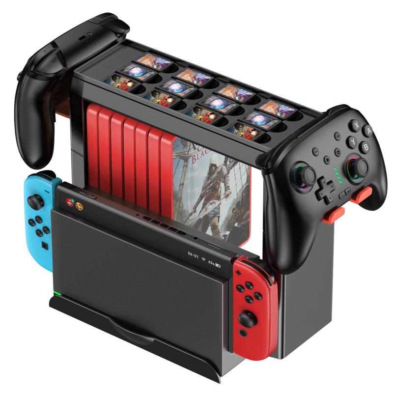 Estação organizadora de jogos Switch NinjaAbxy para Switch 2
