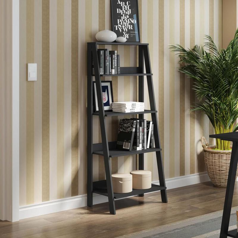 Estante Escada para Livros com 4 Prateleiras Madesa - Estantes