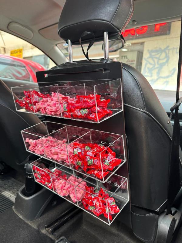 Expositor de doces para carro uber/99/indriver