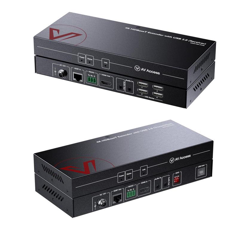 Extensor USB HDMI AV Access 4K 60 Hz 1080p sobre Cat6 100m - v AV