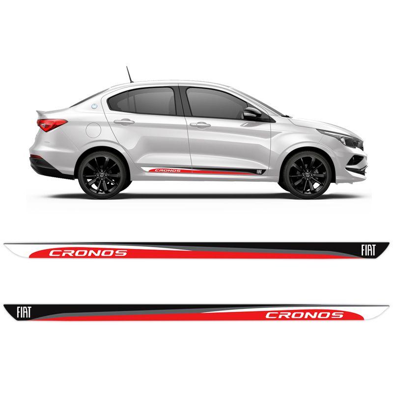 Faixa Lateral Fiat Cronos Sedan 2018, 2019, 2020, 2021 - SPORTINOX