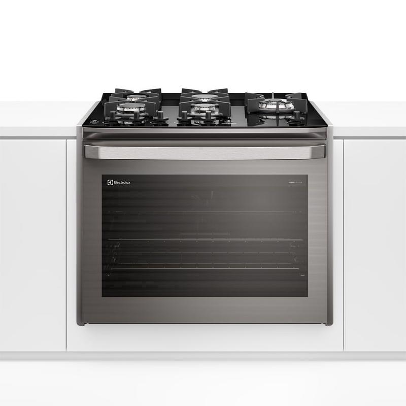 Fogão de Embutir 5 bocas Electrolux Cinza Experience Mesa Vidro